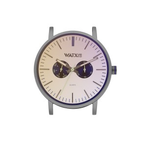 Unisex Watch Watx & Colors WXCA2737 Grey Silver (Ø 44 mm)