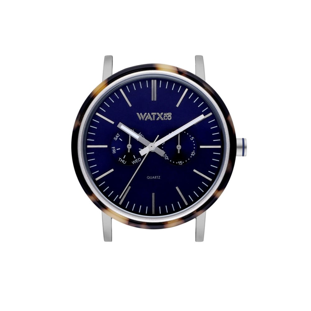 Unisex-Uhr Watx & Colors WXCA2739 Silberfarben (Ø 44 mm)