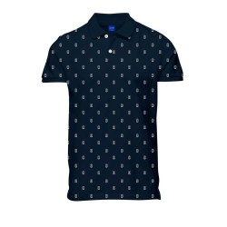 Herren Kurzarm-Poloshirt JORCOLLECT Jack & Jones  SS FST 12232663 Marineblau