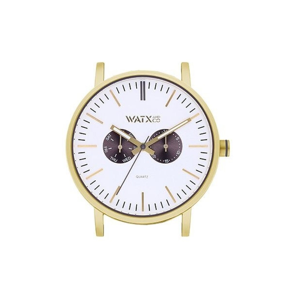 Unisex-Uhr Watx & Colors WXCA2744 Gold (Ø 44 mm)