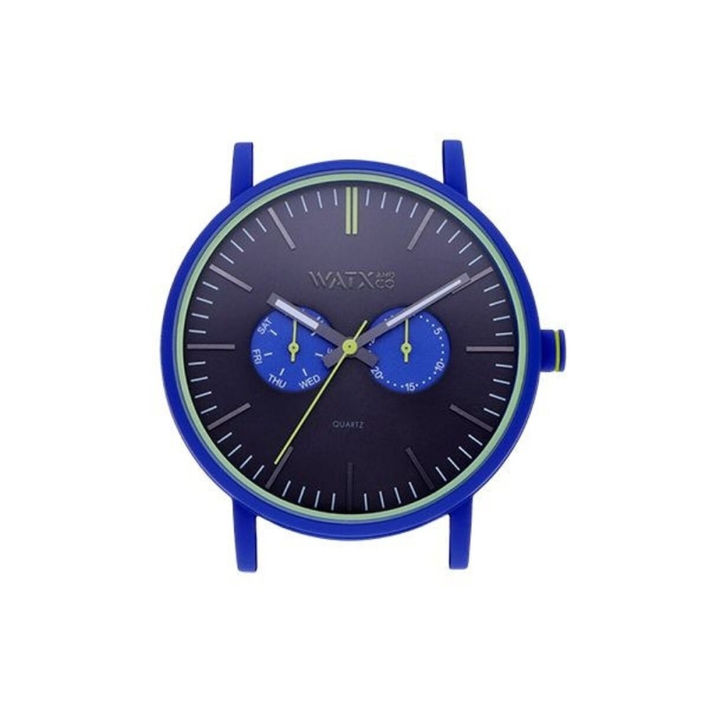 Unisex-Uhr Watx & Colors WXCA2743 Blau (Ø 44 mm)