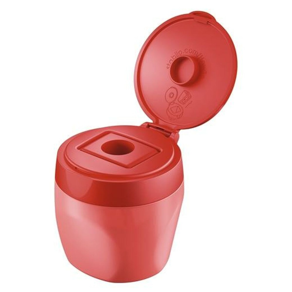 Pencil Sharpener Stabilo Red (3 Units)