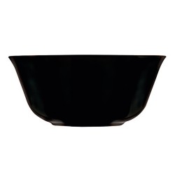 Schale Luminarc Carine Negro Schwarz Glas 12 cm Mehrzweck (24 Stück)