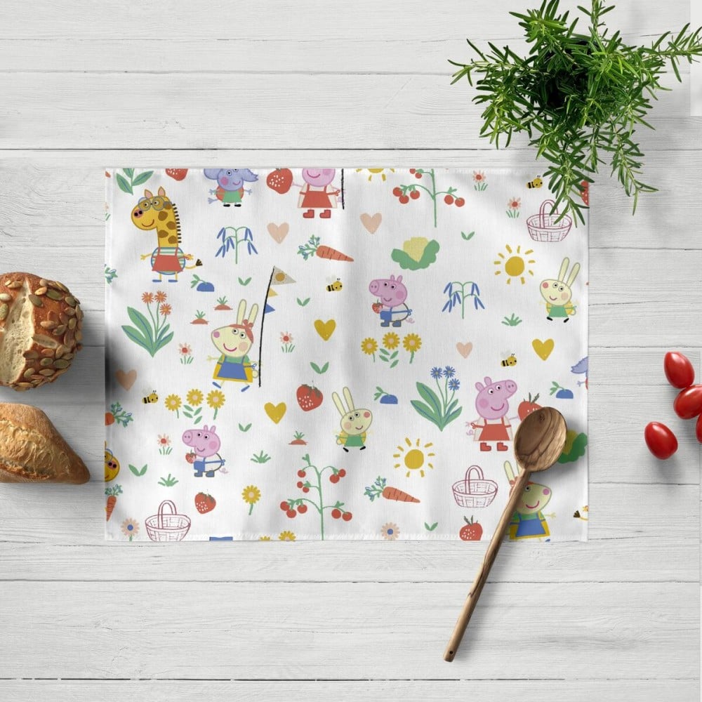 Set de table Kids&Cotton Vegetables 02 Multicouleur 45 x 35 cm 2 Unités