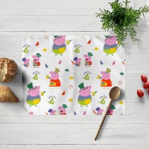 Place mat Kids&Cotton Time Backing Multicolour 45 x 35 cm 2 Units