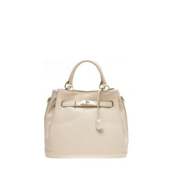 Sac-à-main Femme Anna Luchini SS22-AL-1762-BEIGE Beige 36 x 29 x 17 cm