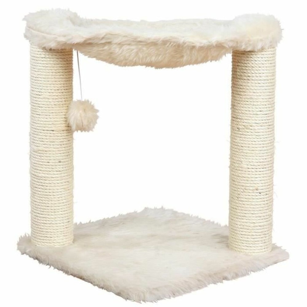 Cat scratching post Trixie Baza Cream Wood Sisal 50 cm