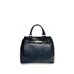 Damen Handtasche Anna Luchini SS22-AL-1762-NERO Schwarz 36 x 29 x 17 cm