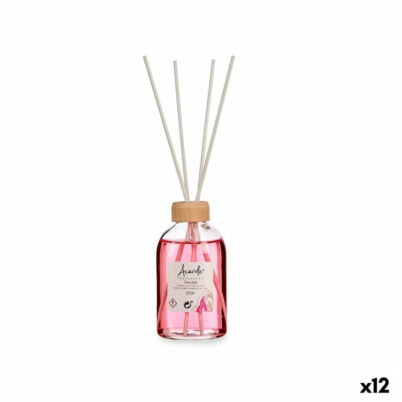 Bâtonnets Parfumés Acorde 83664 Fraise Crème 100 ml (12 Unités)