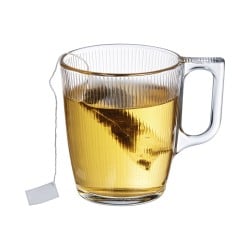 Tasse Luminarc Stripy Petit-déjeuner Transparent verre (250 ml) (6 Unités)