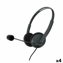 Casques avec Microphone Energy Sistem Office 2 Noir (4 Unités)