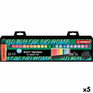 Fluoreszenzmarker-Set Stabilo Boss Snooze Bunt (5 Stück)