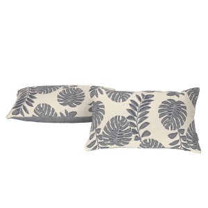 Cushion cover Alexandra House Living Ordesa Blue 30 x 50 cm 30 x 1 x 50 cm 2 Units