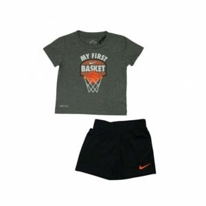 Sportset für Kinder Nike My First Basket Schwarz Grau 2 Stücke