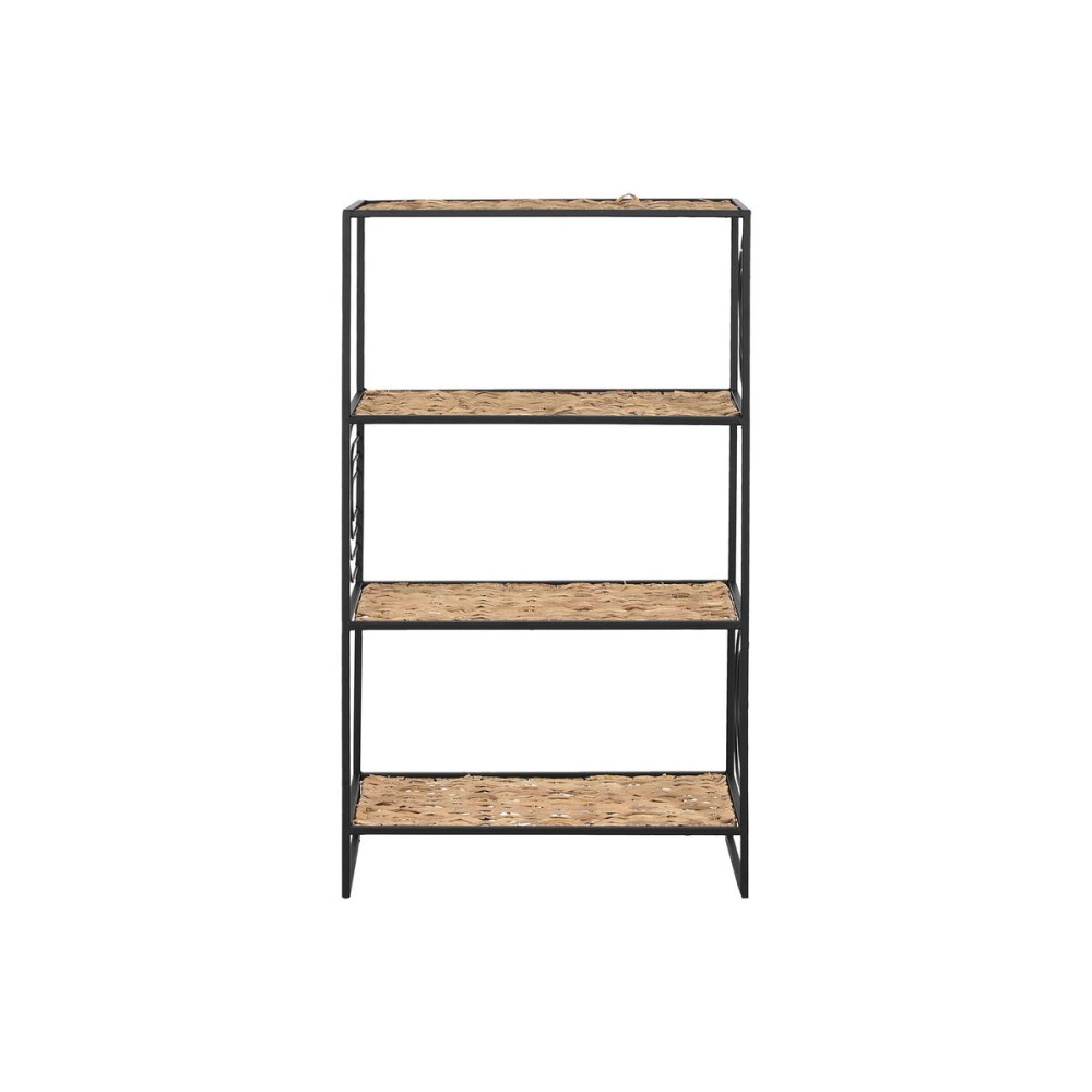 Shelves Home ESPRIT Black Metal Fibre 50 x 25 x 88 cm