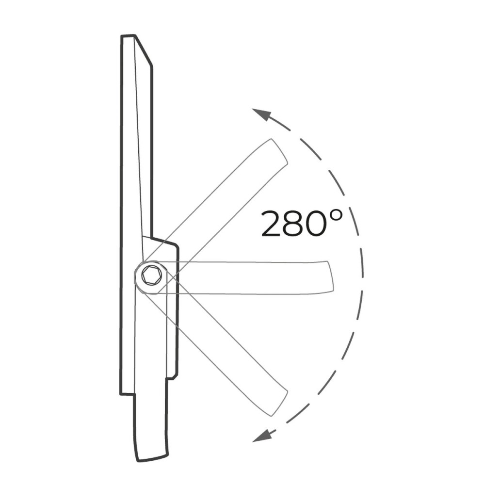 Flutlicht EDM 31859 Slim 300 W 2500 lm Solar (6500 K)