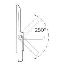 Flutlicht EDM 31857 Slim 100 W 1200 Lm Solar (6500 K)