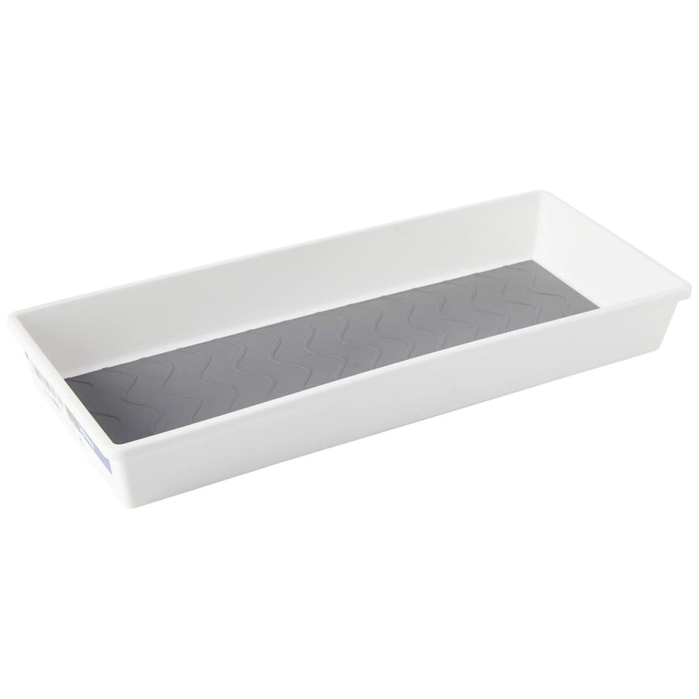 Drawer organiser Mondex Space System polypropylene 15 x 38 x 5 cm White