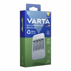 Chargeur de batterie Varta Eco Charger Pro Recycled 4 Batteries