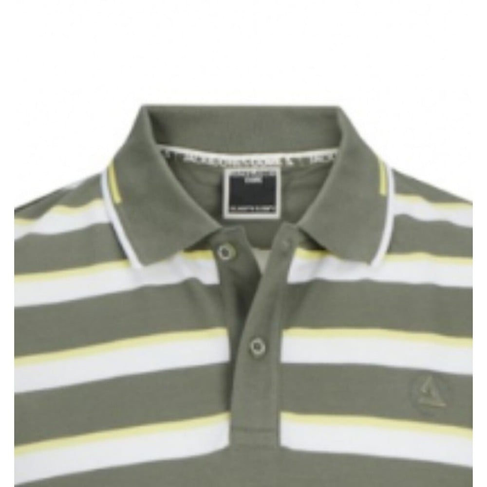 Polo à manches courtes homme Jack & Jones JCOHASS AOP 12254958 Vert