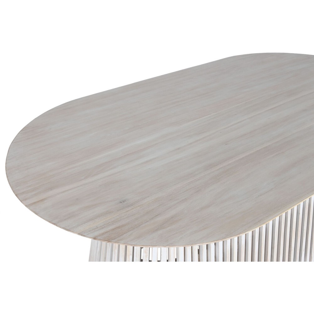 Dining Table Home ESPRIT White Mindi wood 180 x 100 x 75 cm