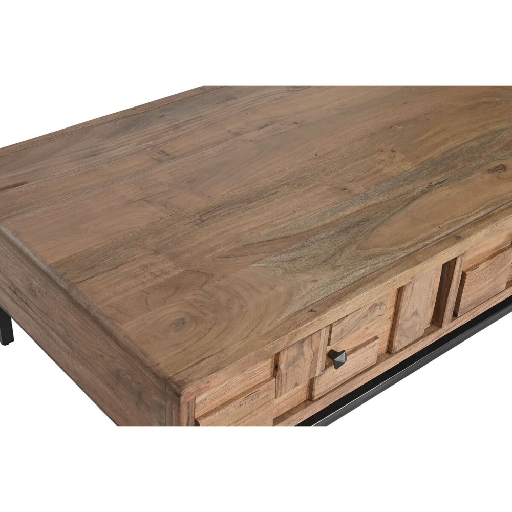 Table Basse Home ESPRIT Naturel Métal Bois d'acacia 115 x 70 x 40 cm