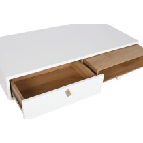 Centre Table Home ESPRIT White Natural Polyurethane MDF Wood 120 x 60 x 40 cm