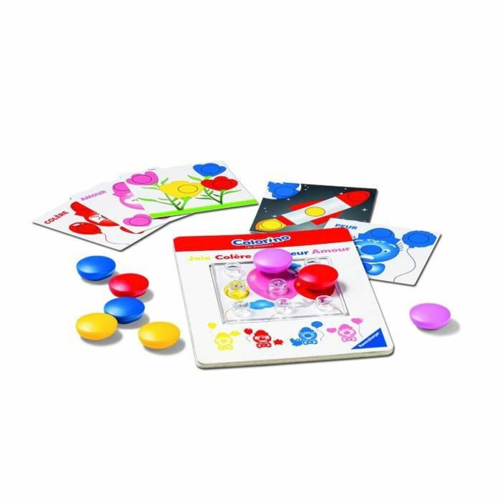 Educational Baby Game Ravensburger Colorino - Emotions Yellow Pink (French) (FR)