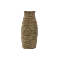 Vase Home ESPRIT Naturel Tropical 16 x 16 x 40 cm