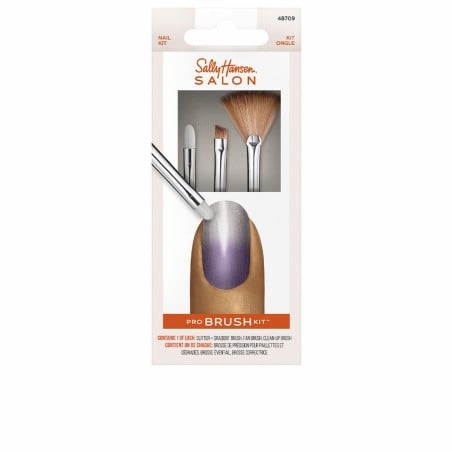 Kit de broche de maquillage Sally Hansen Pro Brush Lote 3 Pièces