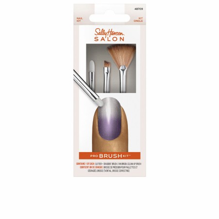 Set mit Schminkbürsten Sally Hansen Pro Brush Lote 3 Stücke