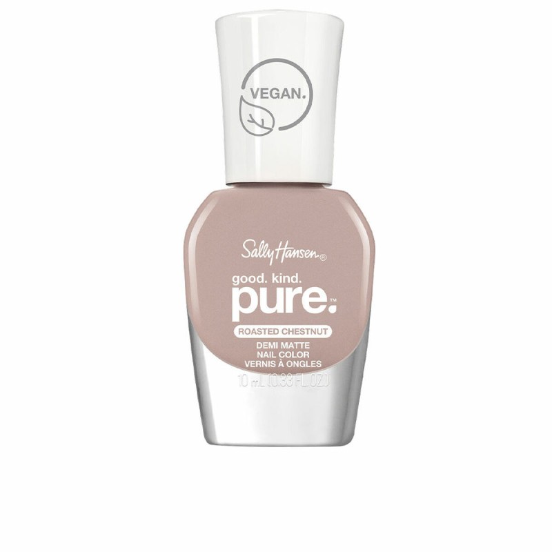 nail polish Sally Hansen Good.Kind.Pure Semi-matte Nº 050-roasted chestnut (10 ml)