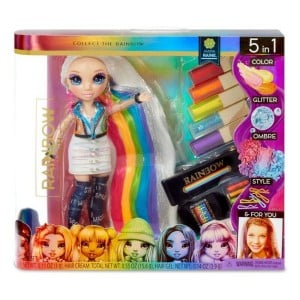 Playset Rainbow Hair Studio Rainbow High 569329E7C 5 en 1 (30 cm)