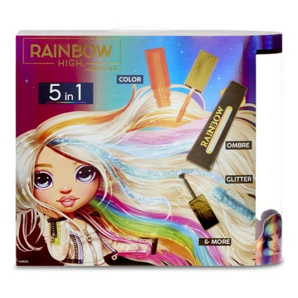 Playset Rainbow Hair Studio Rainbow High 569329E7C 5 in 1 (30 cm)