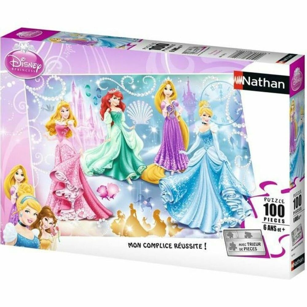 Puzzle Nathan Sparkling Princesses 36 x 26 cm 100 Stücke