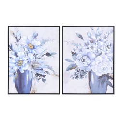 Painting DKD Home Decor 60 x 3,5 x 80 cm Vase Traditional (2 Units)