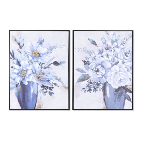 Painting DKD Home Decor 60 x 3,5 x 80 cm Vase Traditional (2 Units)