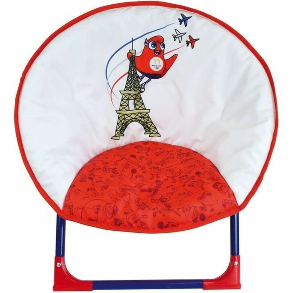 Fauteuil pour enfant Fun House Paris 2024 Olympic Games Blanc Rouge