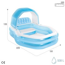 Aufblasbarer Pool Intex Blau 530 l 229 x 135 x 191 cm (2 Stück)