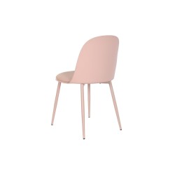 Chaise de Salle à Manger DKD Home Decor Rose 45 x 46 x 81 cm