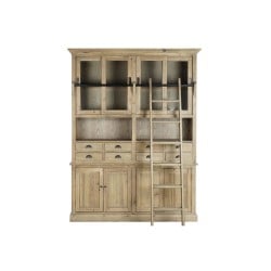 Regal DKD Home Decor natürlich Kristall Eisen Kiefer Recyceltes Holz 180 x 47 x 238 cm