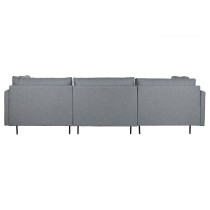 Canapé chaise longue DKD Home Decor Gris Métal Moderne 276 x 152,5 x 84 cm