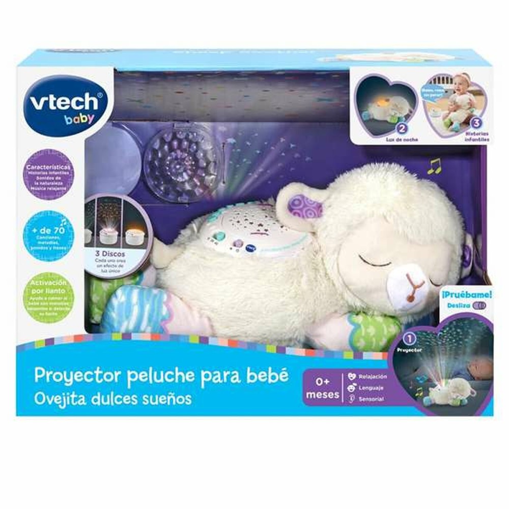 Plush Toy Projector Sheep Vtech Sweet Dreams 15 x 32 x 12 cm