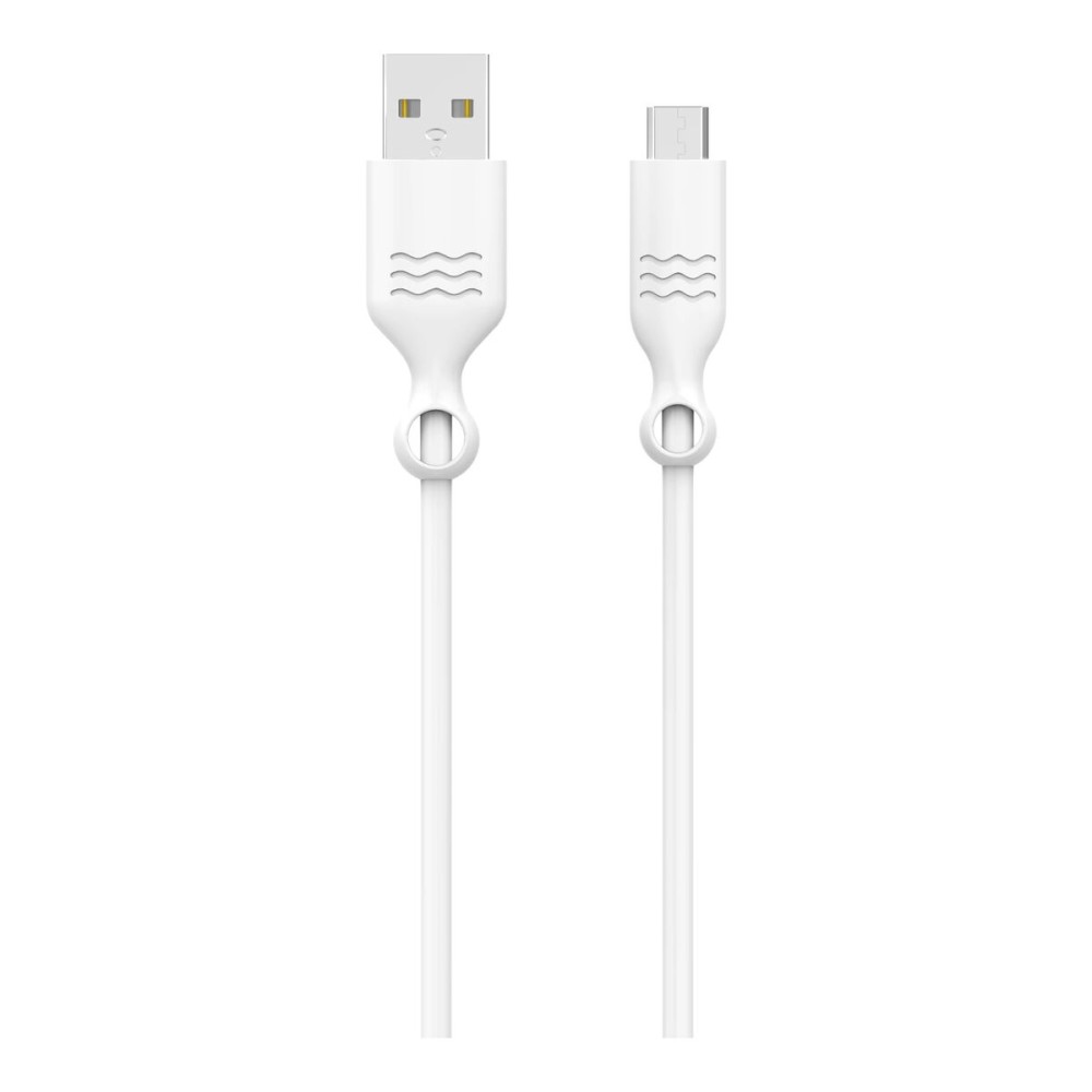 Câble USB BigBen Connected JGCBLMIC1M2W Blanc 1,2 m (1 Unité)