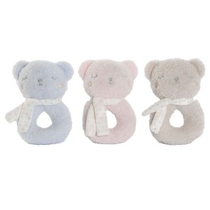 Rattle Cuddly Toy Home ESPRIT 12 x 7 x 17 cm (3 Units)