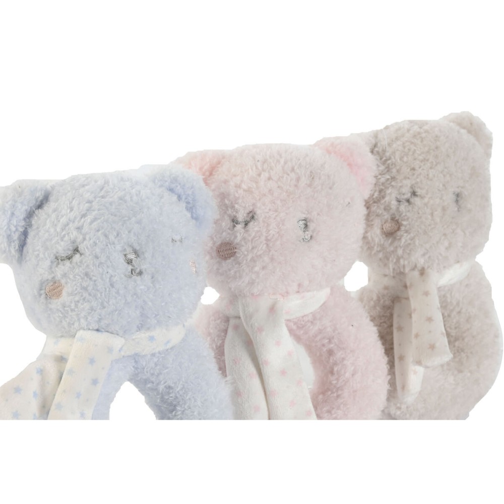 Rattle Cuddly Toy Home ESPRIT 12 x 7 x 17 cm (3 Units)