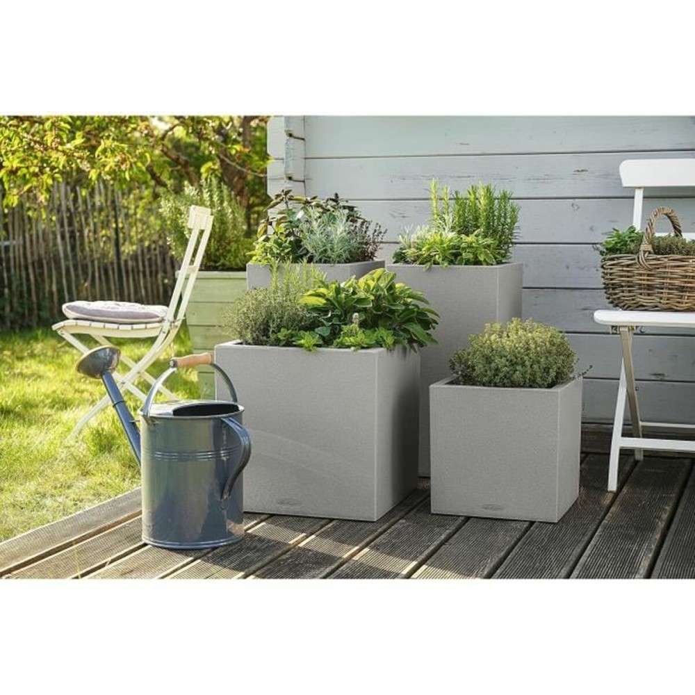 Plant pot Lechuza 40 x 40 x 40 cm Grey polypropylene Plastic