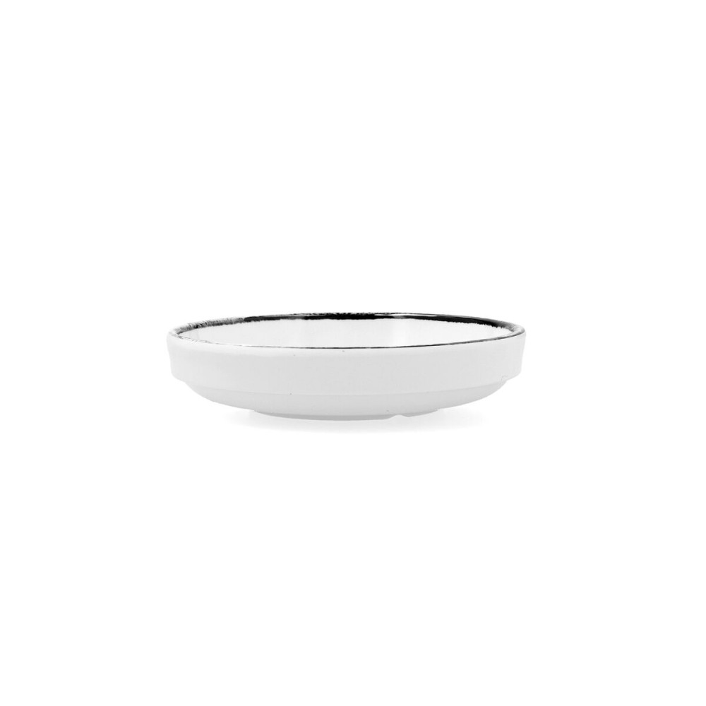 Bowl Quid Select Filo White Black Plastic 14 x 3 cm (12 Units)