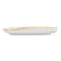 Flat Plate Ariane Jaguar Freckles Beige Ceramic Rectangular 27 cm (8 Units)