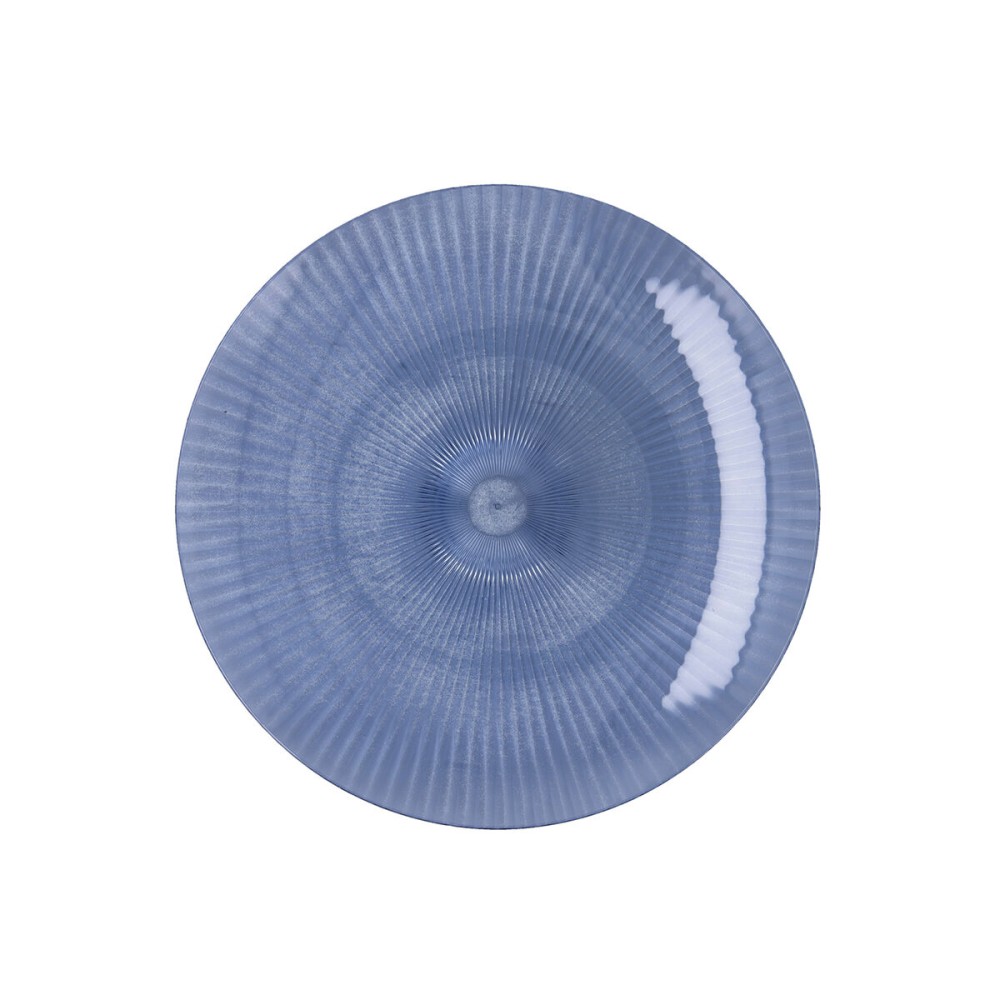 Assiette plate Quid Sunset Bleu Plastique 19 cm (12 Unités)